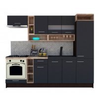 Bucatarie COSSY NEW 250 A1 Wenge / Decor 0164